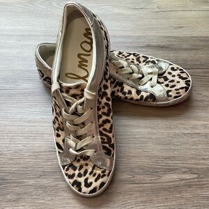Sam Edelman leopard sneakers